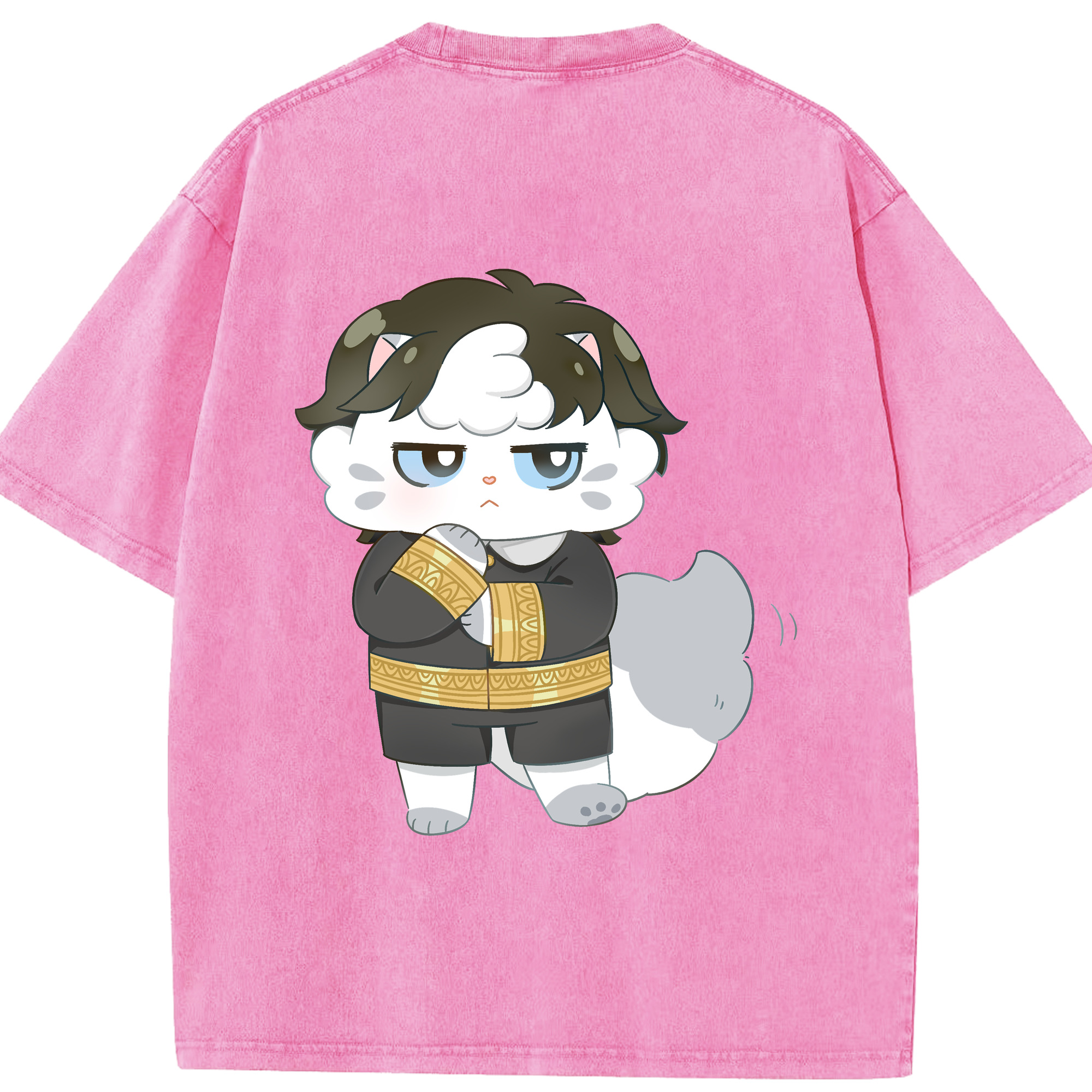 （画像用） SPY×FAMILY间谍家家酒 綿100% ヴィンテージ風 半袖Tシャツ（背面プリント）
